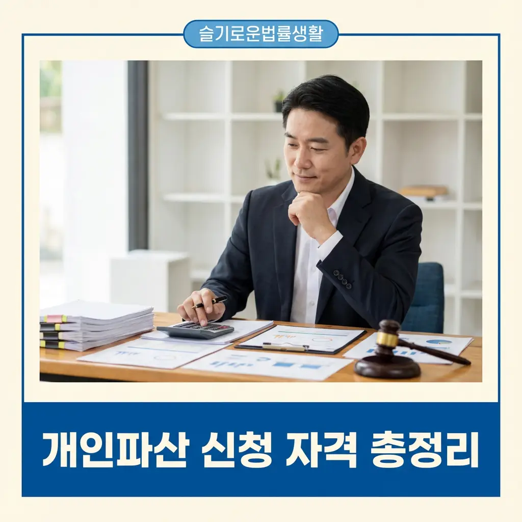 개인파산 신청 자격 조건 총정리 채무 조정 법률 상담 가이드