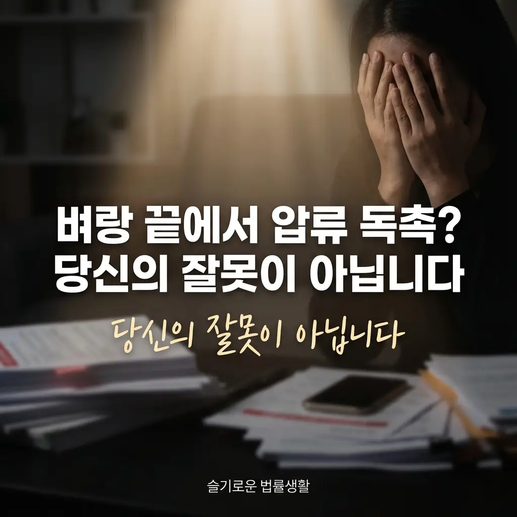 압류 독촉 고통 채무자 법률 상담 구제 방법 개인회생 파산 신청 팁