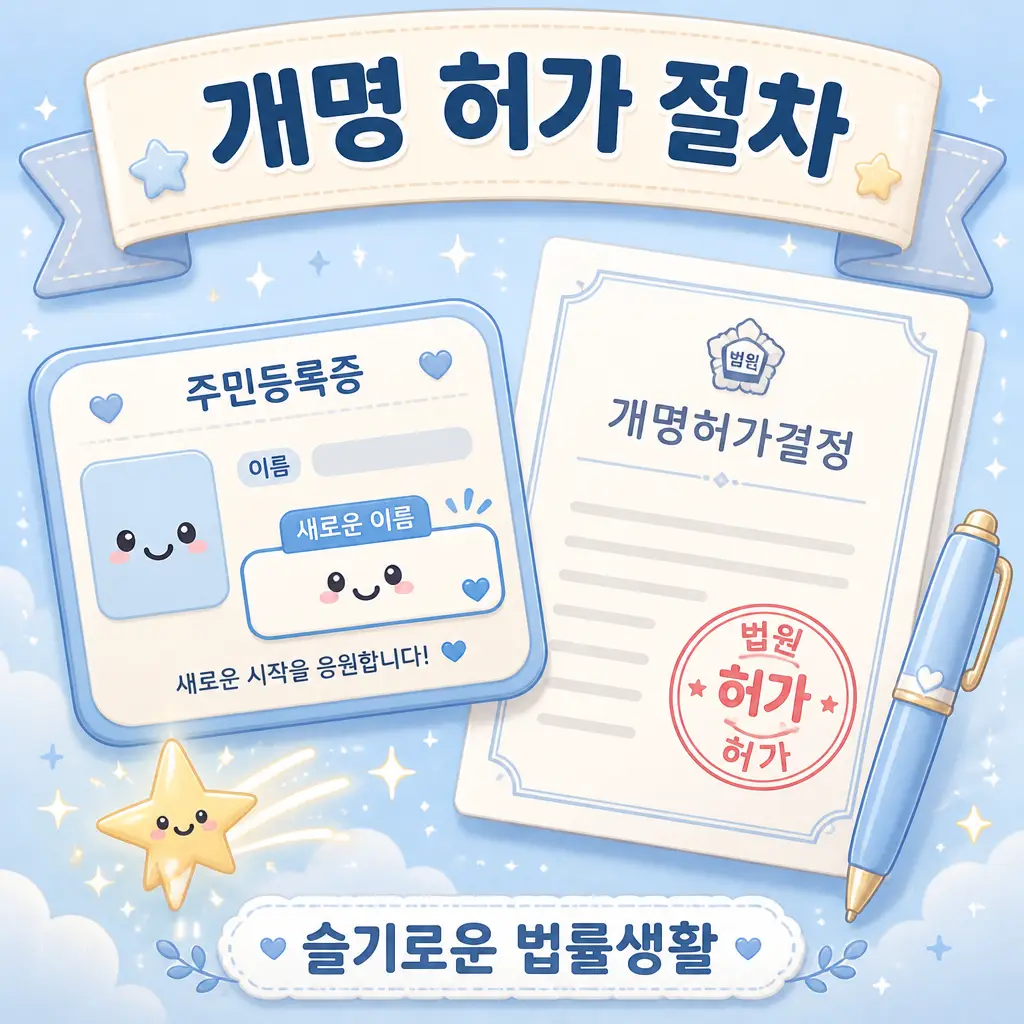 개명 허가 후 신고와 신분 변경 절차 안내