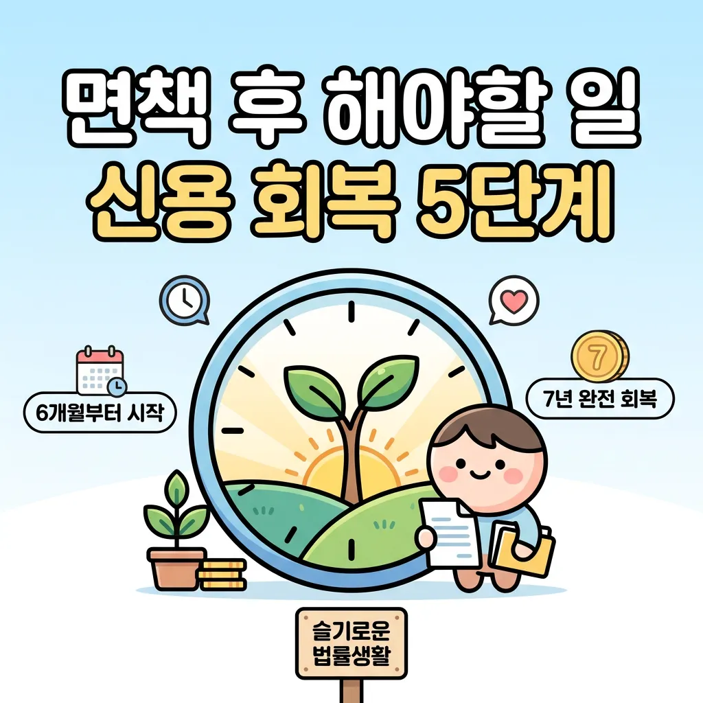 면책 후 신용 회복 5단계 마일스톤 안내
