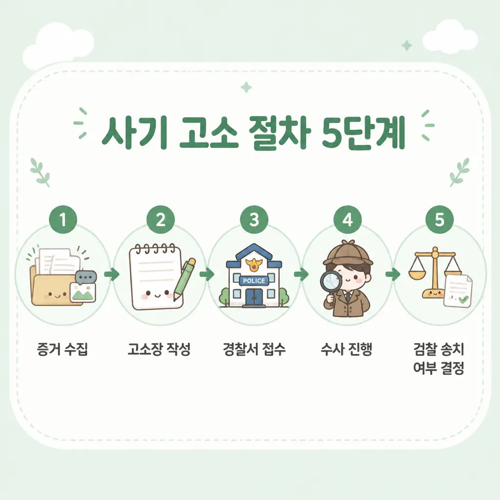 사기 고소 절차 5단계 사기 고소 절차 5단계