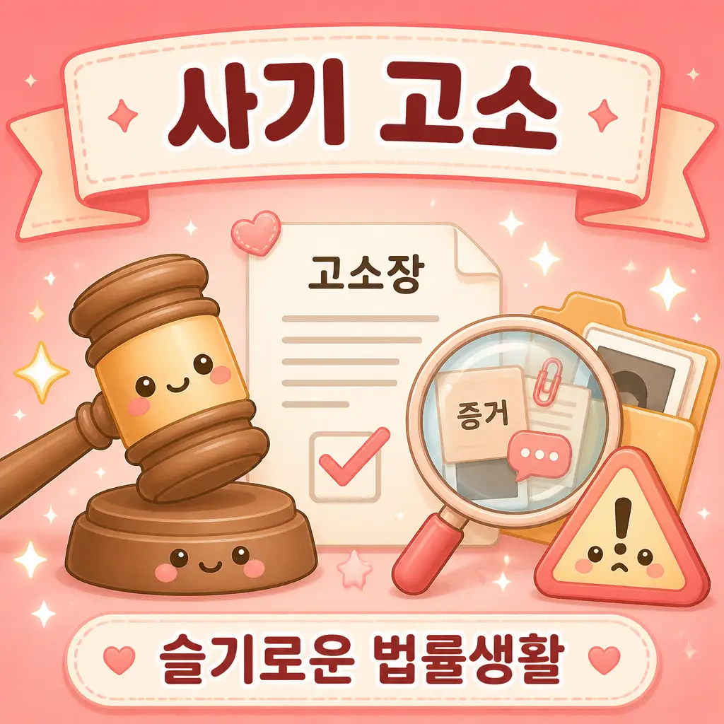 사기 고소 신고 절차와 증거 준비 안내