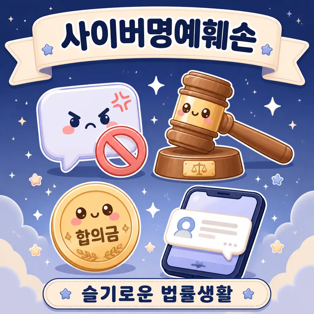 사이버명예훼손 모욕죄 합의금 시세와 절차 안내
