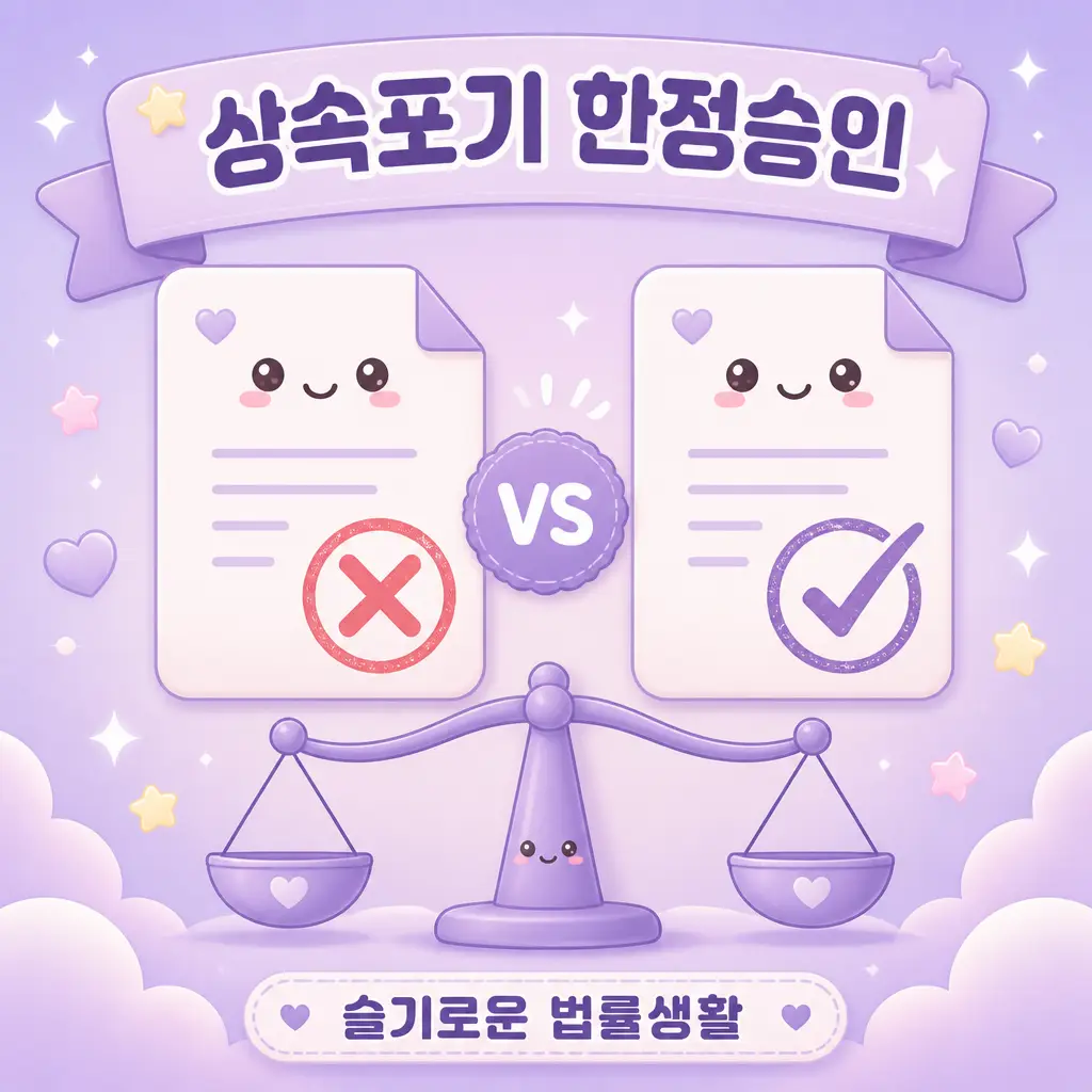 상속포기와 한정승인 차이와 선택 기준 안내