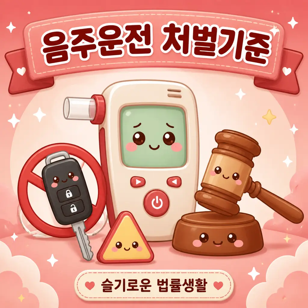 음주운전처벌기준 혈중알코올농도별 처벌 슬기로운 법률생활