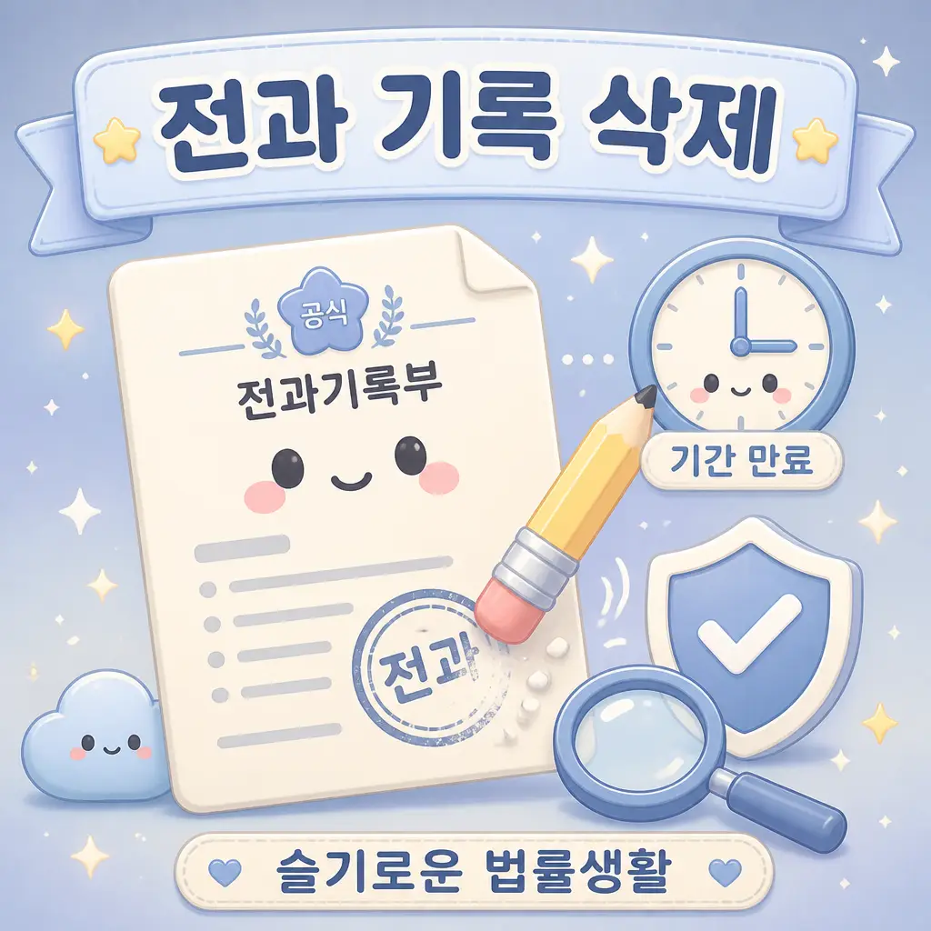 전과 기록 삭제 실효 기간과 조회 방법 안내