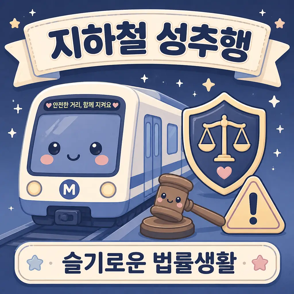 지하철 성추행 처벌과 대응 안내
