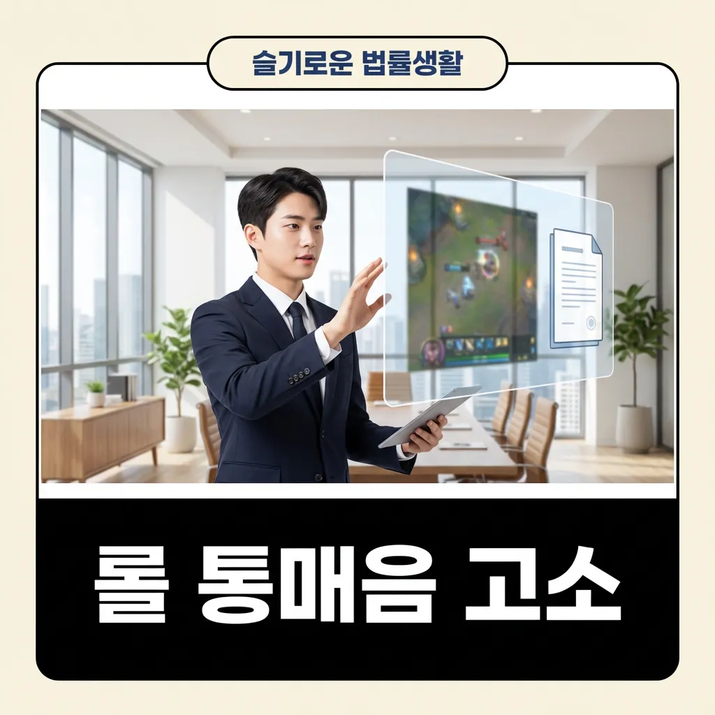롤 통매음 고소 절차 안내