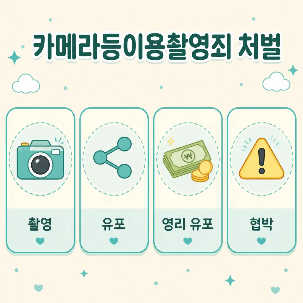 카메라등이용촬영죄 처벌 유형 카메라등이용촬영죄 처벌 유형